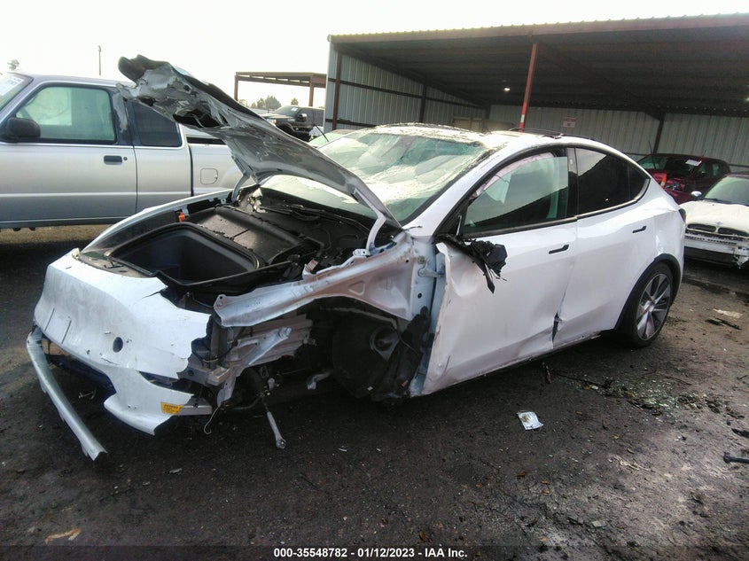 VIN 5YJYGDEE1MF274003 2021 TESLA MODEL Y LONG RANGE