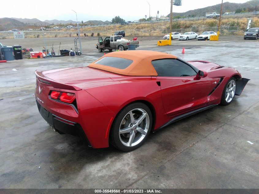 2014 CHEVROLET CORVETTE STINGRAY 2LT 1G1YD3D78E5114332