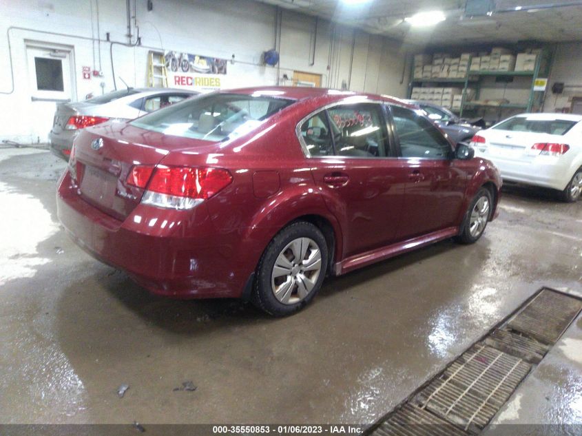 2013 SUBARU LEGACY 2.5I 4S3BMAA66D1040279