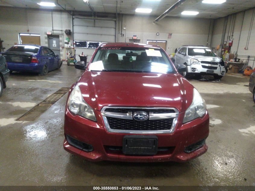 2013 SUBARU LEGACY 2.5I 4S3BMAA66D1040279