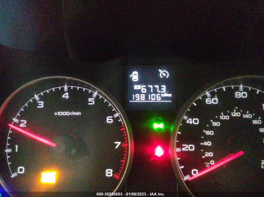 2013 SUBARU LEGACY 2.5I 4S3BMAA66D1040279