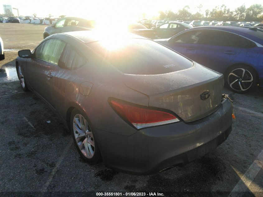 2013 HYUNDAI GENESIS COUPE 2.0T KMHHT6KD2DU098780