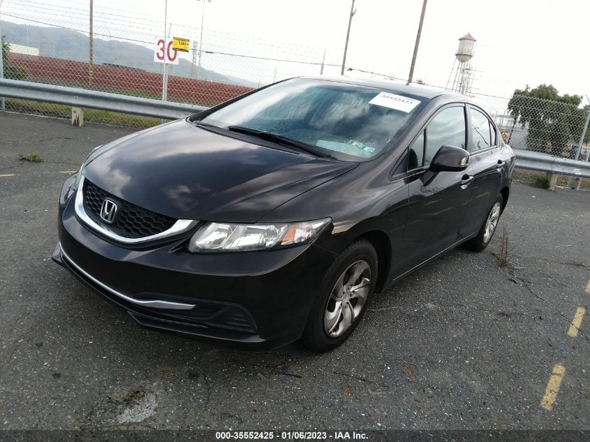 2013 HONDA CIVIC SDN LX 19XFB2F55DE238197