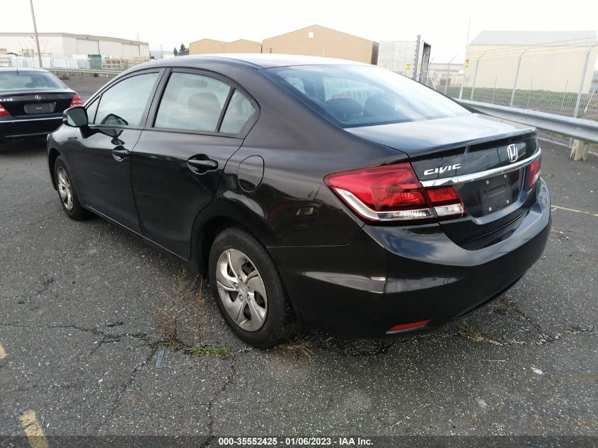 2013 HONDA CIVIC SDN LX 19XFB2F55DE238197