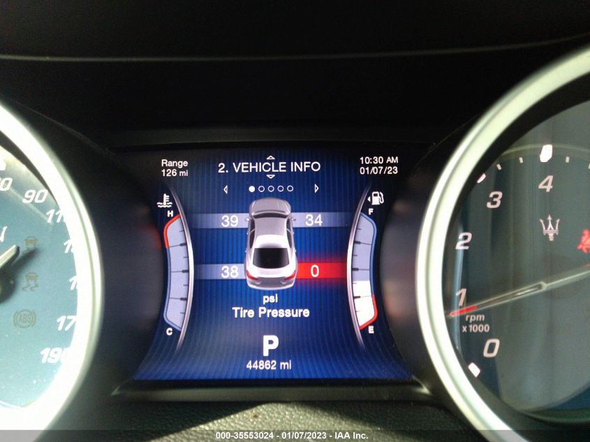 2015 MASERATI GHIBLI ZAM57XSA1F1137527