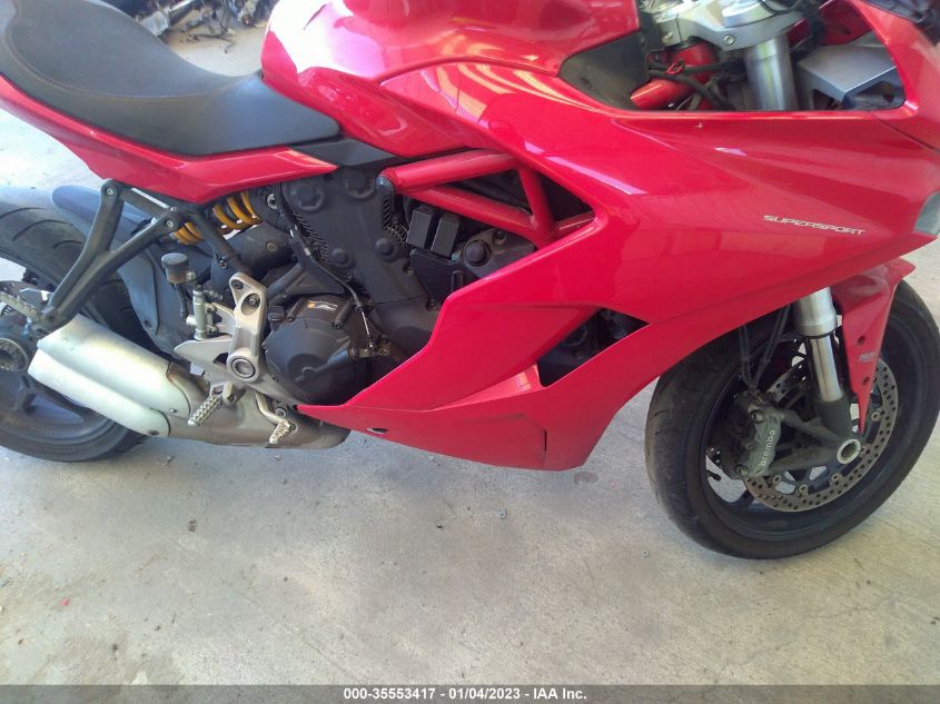2018 DUCATI SUPERSPORT ZDMVABDS3JB006704