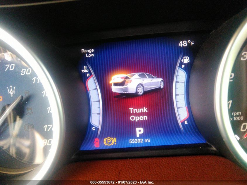 2014 MASERATI GHIBLI S Q4 ZAM57RTA2E1090467