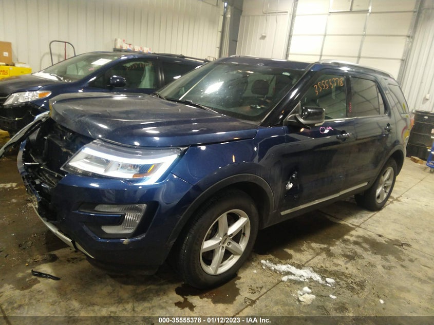 VIN 1FM5K8DH4HGC04491 2017 FORD EXPLORER XLT