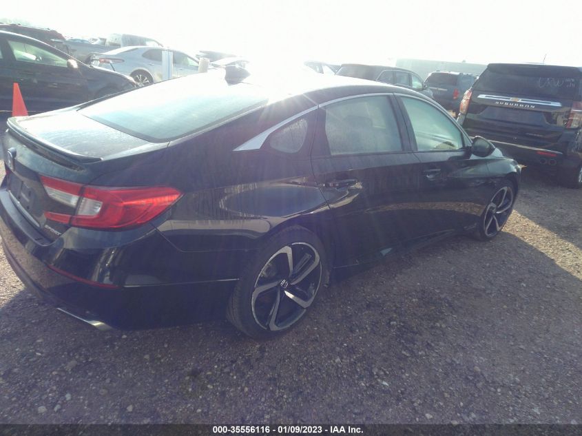 2021 HONDA ACCORD SEDAN SPORT - 1HGCV1F37MA058565
