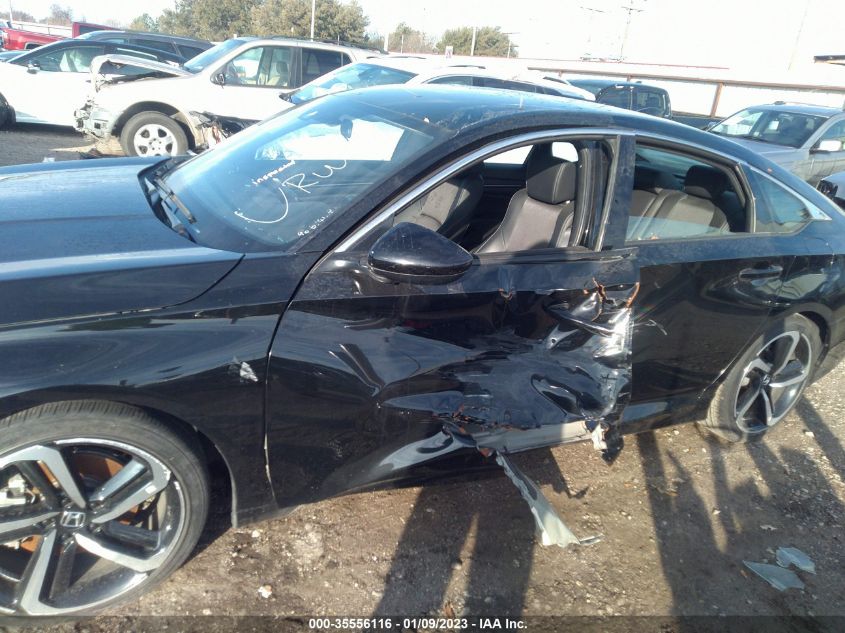 2021 HONDA ACCORD SEDAN SPORT - 1HGCV1F37MA058565