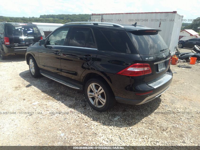 2013 MERCEDES-BENZ M-CLASS ML 350 4JGDA5HB6DA163412