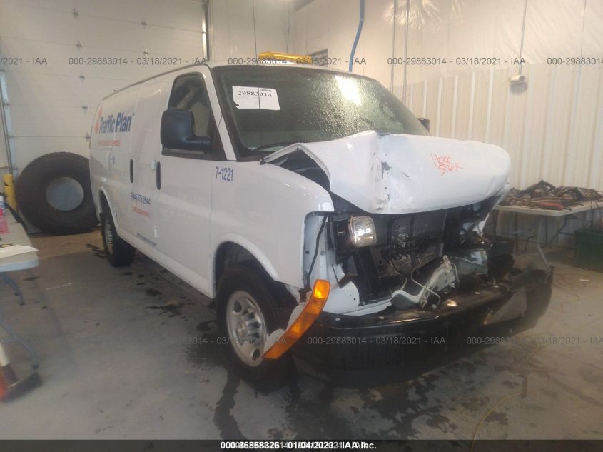 2017 CHEVROLET EXPRESS 2500 WORK VAN 1GCWGAFF5H1344663