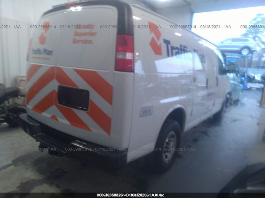 2017 CHEVROLET EXPRESS 2500 WORK VAN 1GCWGAFF5H1344663