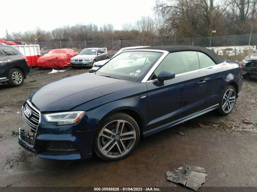 2019 AUDI A3 CABRIOLET PREMIUM PLUS WAUYELFF1K1032435