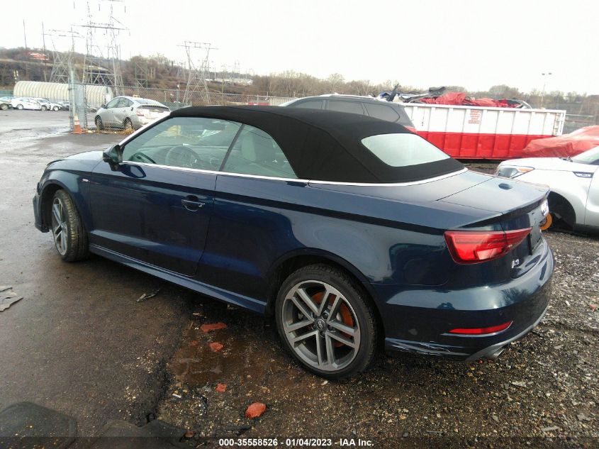 2019 AUDI A3 CABRIOLET PREMIUM PLUS WAUYELFF1K1032435