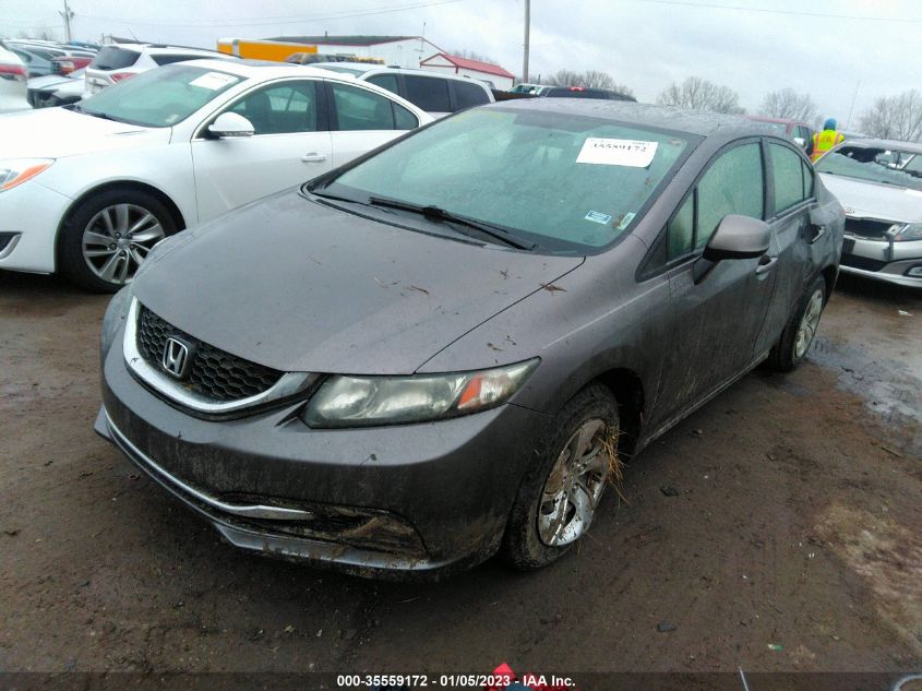 2013 HONDA CIVIC SDN LX 19XFB2F59DE032655