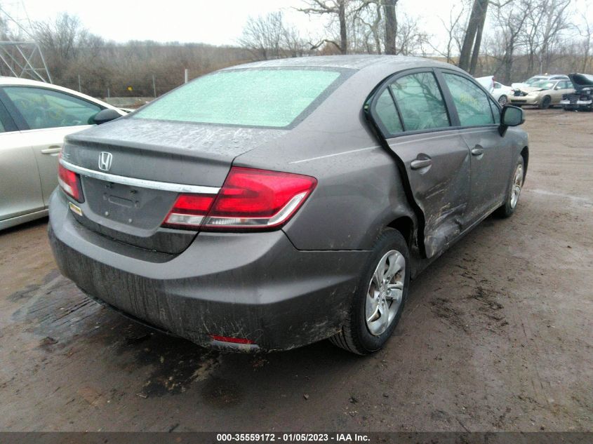 2013 HONDA CIVIC SDN LX 19XFB2F59DE032655