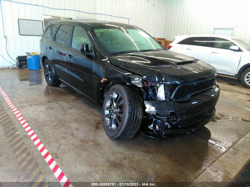 Lot #2534662294 2021 DODGE DURANGO R/T AWD salvage car