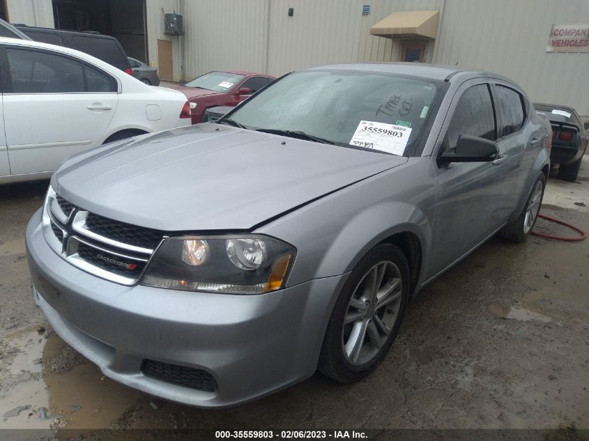 2013 DODGE AVENGER SE V6 1C3CDZAG7DN522400