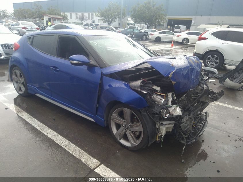2015 HYUNDAI VELOSTER TURBO - KMHTC6AE3FU223258
