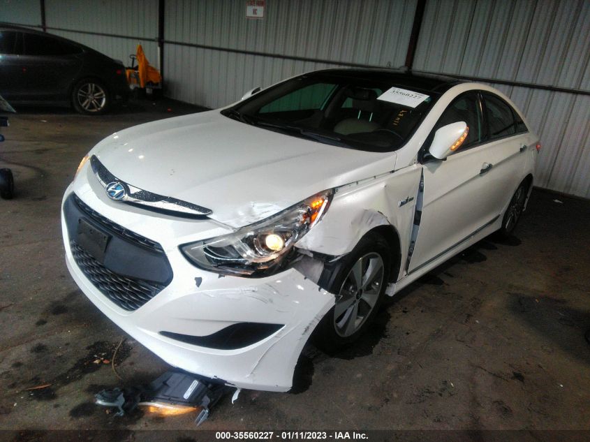 2013 HYUNDAI SONATA HYBRID LIMITED KMHEC4A49DA076575
