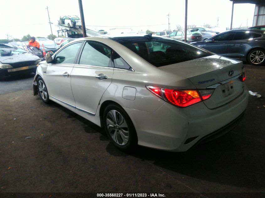 2013 HYUNDAI SONATA HYBRID LIMITED KMHEC4A49DA076575