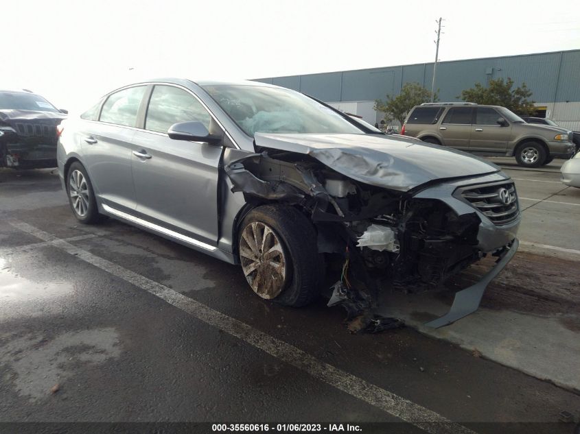 2015 HYUNDAI SONATA 2.4L SPORT - 5NPE34AF7FH060487
