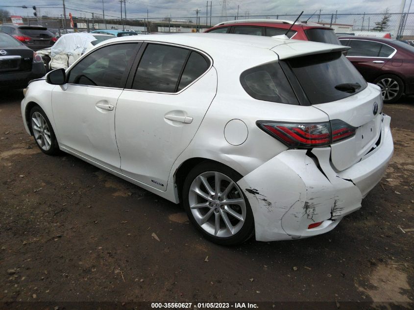 VIN JTHKD5BH1D2157445 2013 LEXUS CT 200H no.3