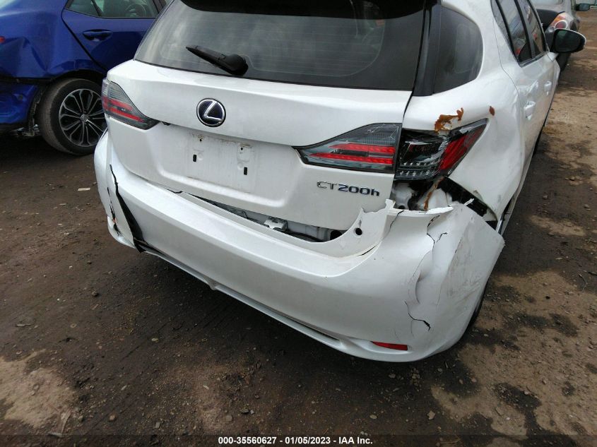 VIN JTHKD5BH1D2157445 2013 LEXUS CT 200H no.6