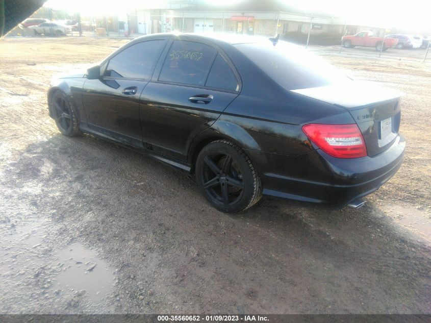 2013 MERCEDES-BENZ C-CLASS C 300 LUXURY - WDDGF8AB3DR292908