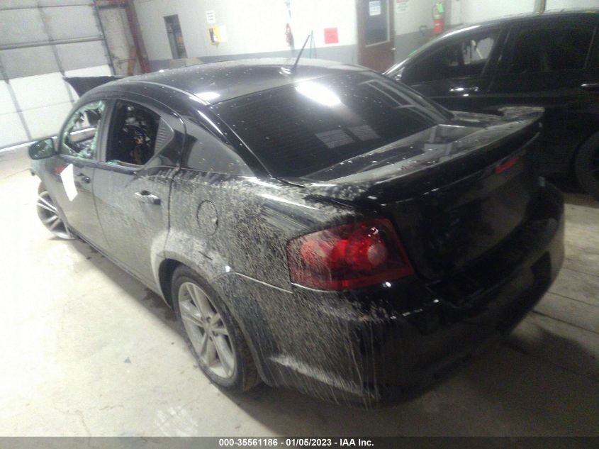 2013 DODGE AVENGER SXT 1C3CDZCG7DN586305