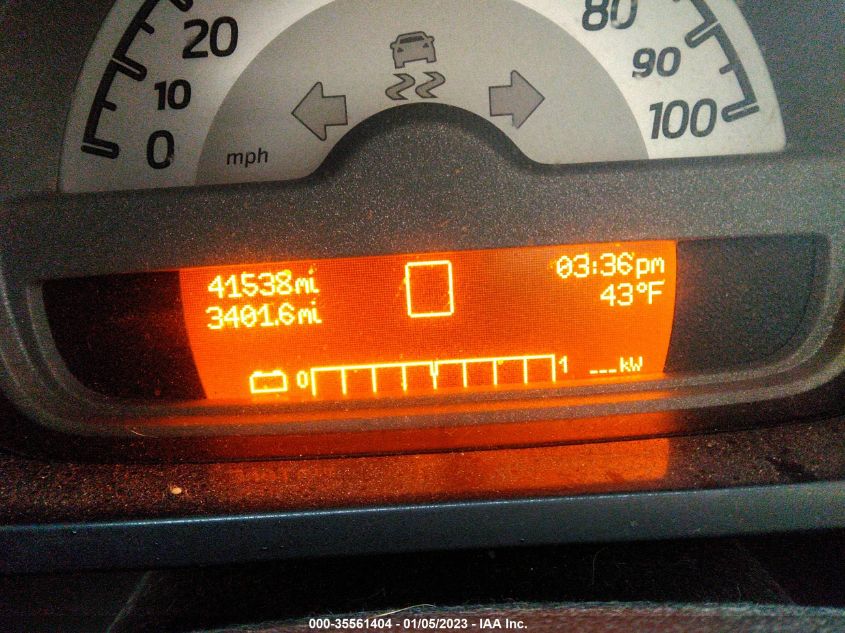 2013 SMART FORTWO ELECTRIC DRIVE - WMEEJ9AA0DK709182