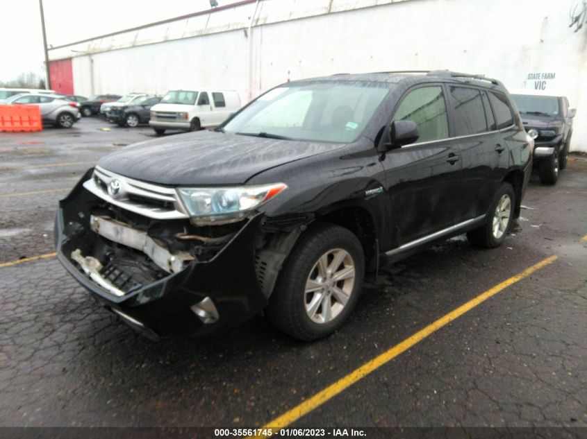 2013 TOYOTA HIGHLANDER HYBRID - JTEBC3EH2D2016125