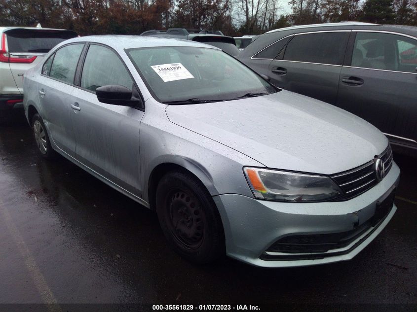 2015 VOLKSWAGEN JETTA SEDAN 2.0L S - 3VW2K7AJXFM331514