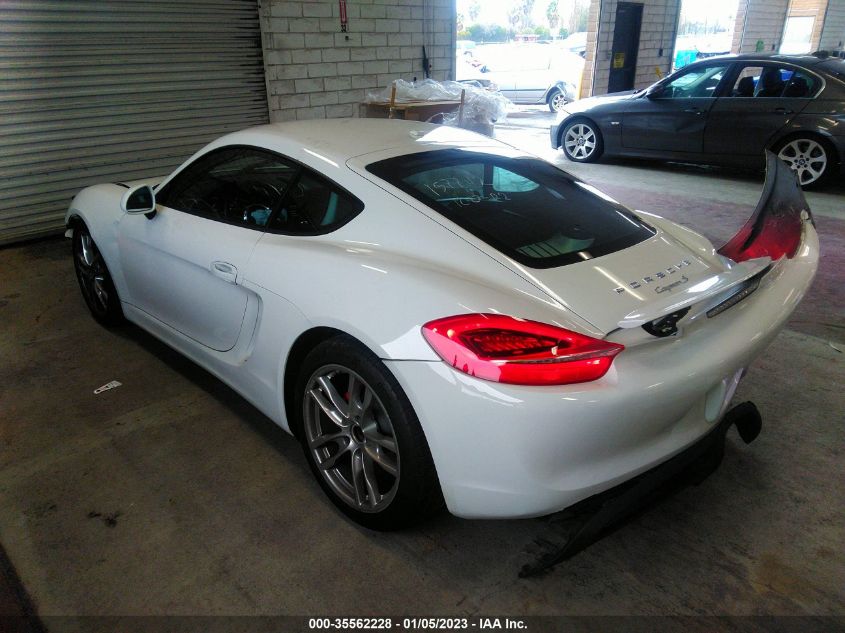 2014 PORSCHE CAYMAN S WP0AB2A83EK192153