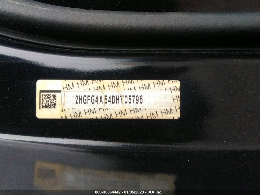 2013 HONDA CIVIC CPE SI - 2HGFG4A54DH705796