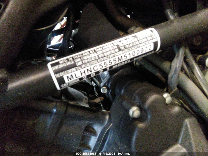 2021 HONDA CBF300 NA MLHNC5555M5100972