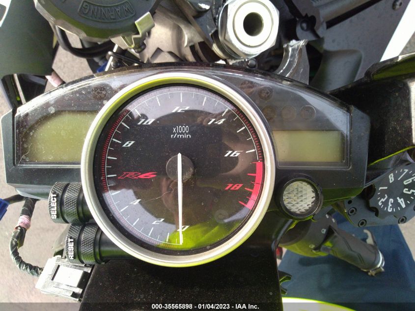 2012 YAMAHA YZFR6 JYARJ16E7CA026165