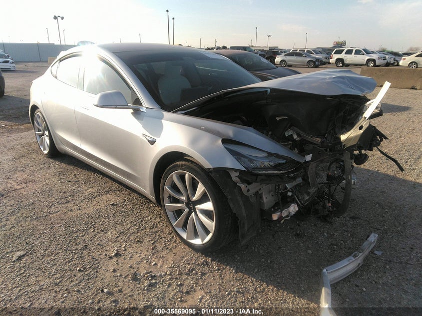 VIN 5YJ3E1EBXJF097287 2018 TESLA MODEL 3 LONG RANGE
