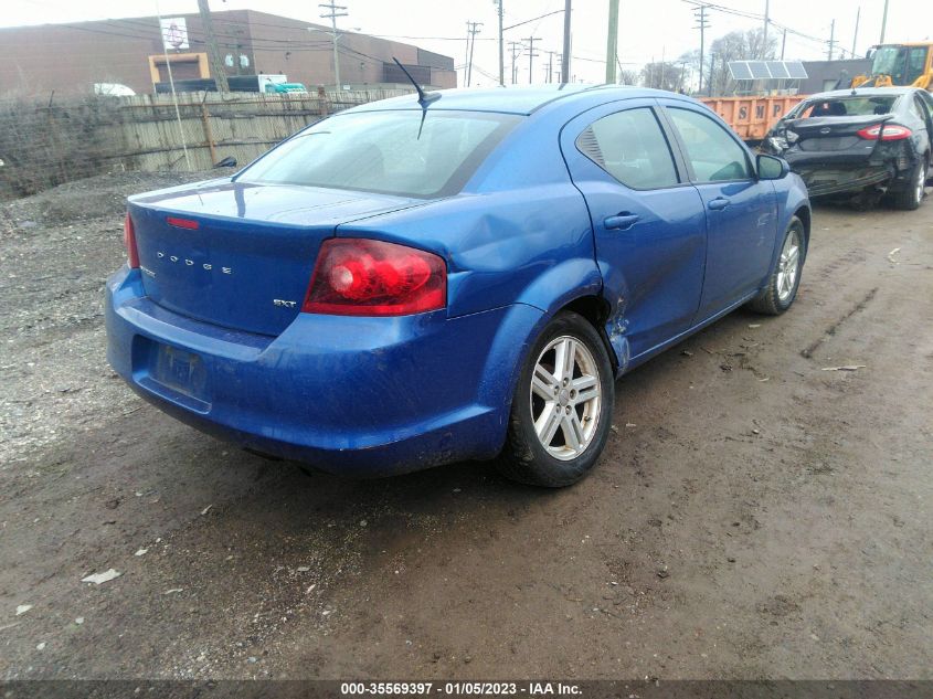 2014 DODGE AVENGER SXT 1C3CDZCB5EN225337