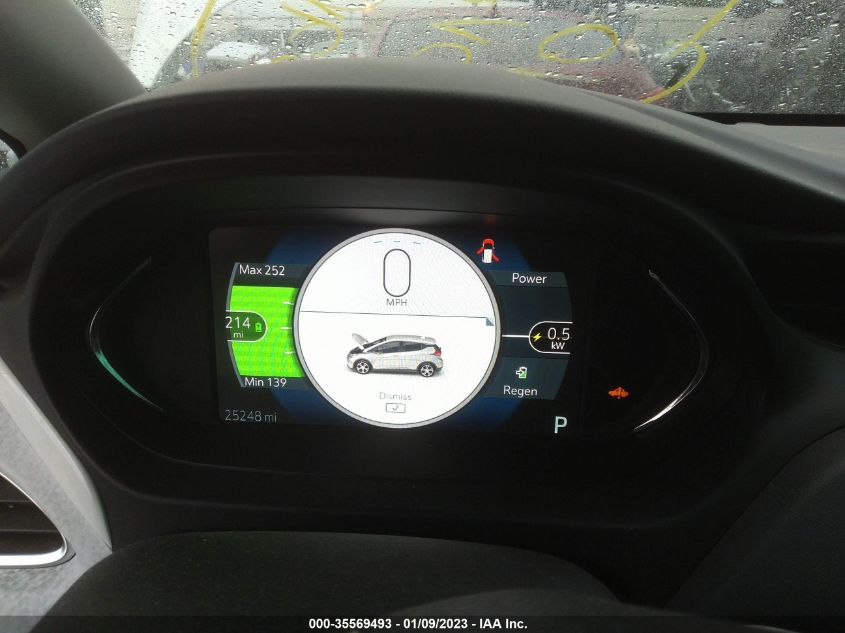2019 CHEVROLET BOLT EV LT 1G1FY6S07K4117100