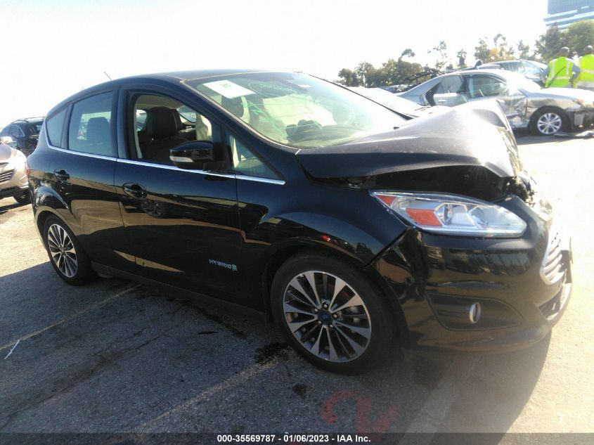 1FADP5DU6JL103825 FORD C-MAX HYBRID TITANIUM 2018