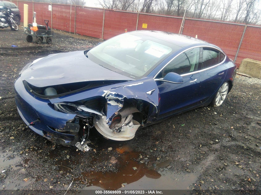 VIN 5YJ3E1EB6JF072208 2018 TESLA MODEL 3 LONG RANGE