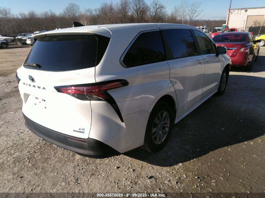 5TDKRKEC9MS059418 2021 TOYOTA SIENNA, photo no. 4