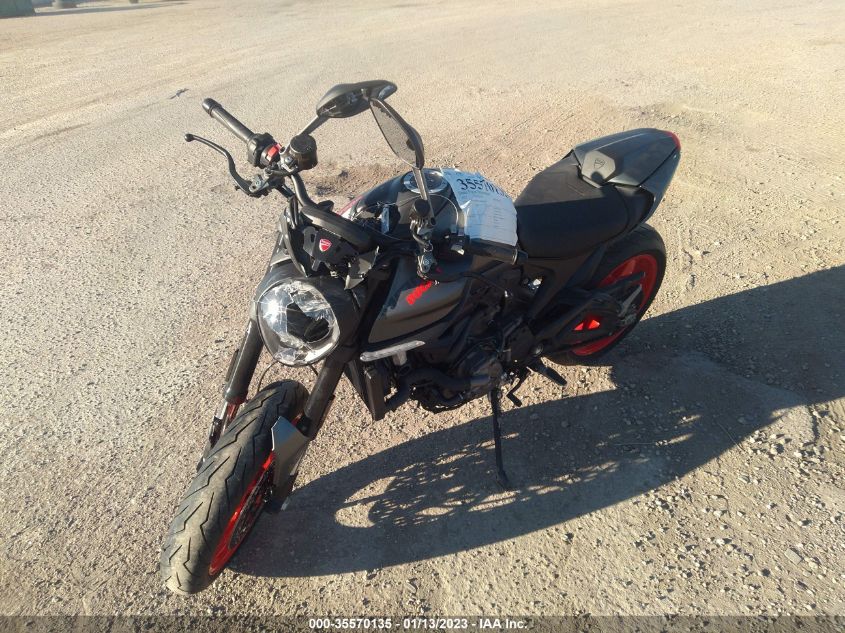 2022 DUCATI MONSTER ZDMMAMDT1NB006254