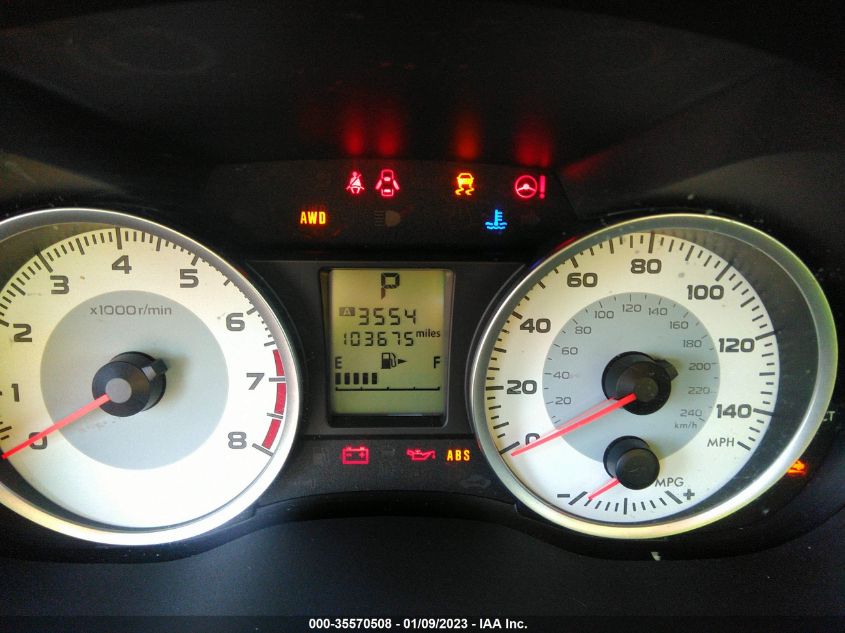 2013 SUBARU IMPREZA WAGON 2.0I JF1GPAA64D2900936