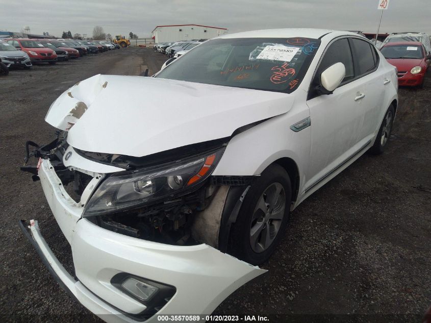 2014 KIA OPTIMA HYBRID LX KNAGM4AD6E5063218