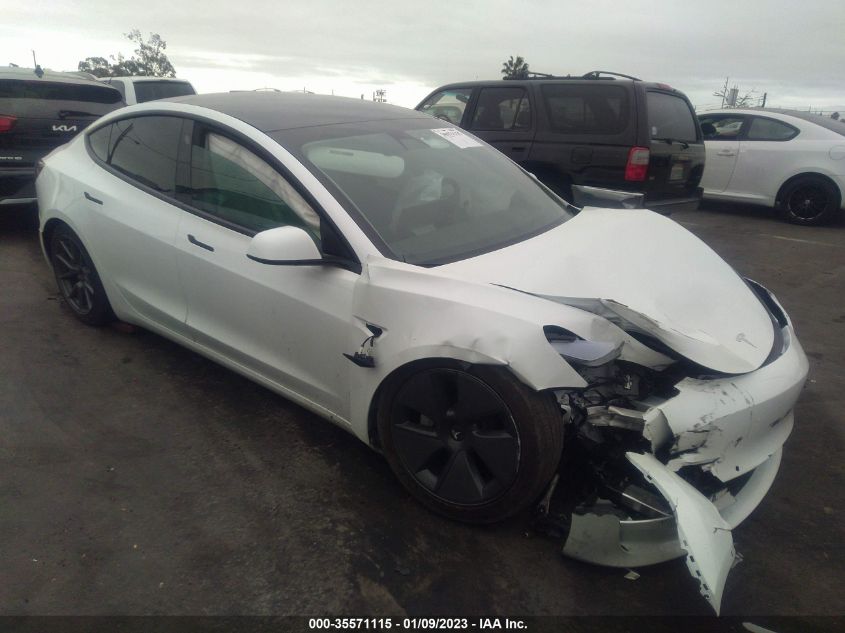 2021 TESLA MODEL 3, VIN: 5YJ3E1EB3MF025495
