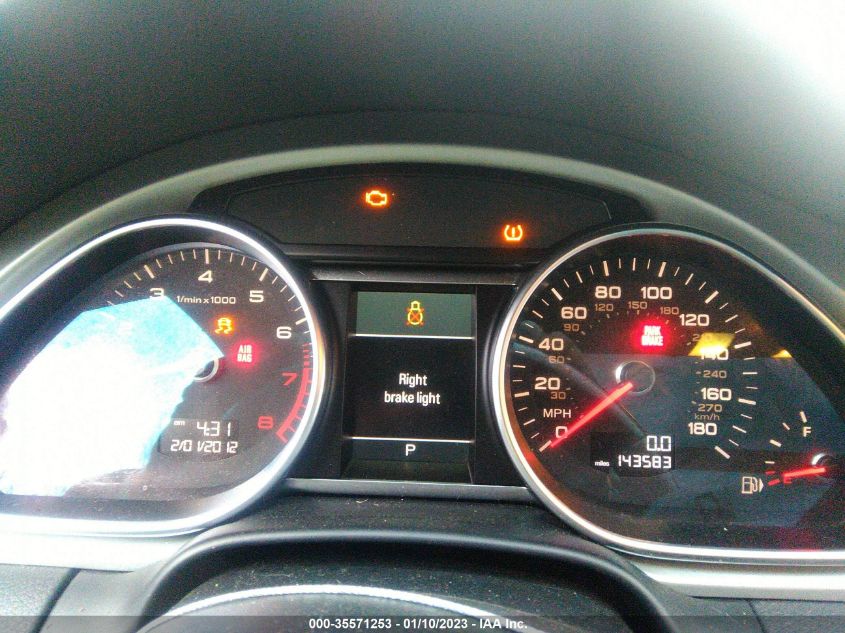 2013 AUDI Q7 3.0T S LINE PRESTIGE WA1DGAFEXDD007097