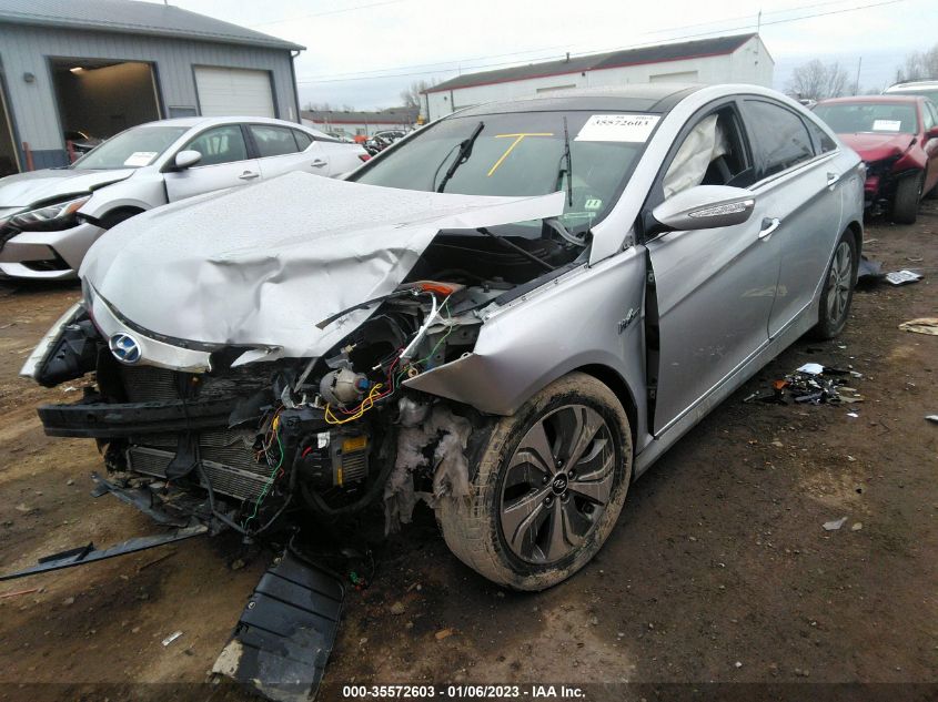2014 HYUNDAI SONATA HYBRID LIMITED - KMHEC4A48EA106750